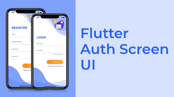 Flutter interface of a modern user profile page